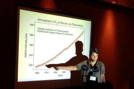 Lee Hall speaking on climate